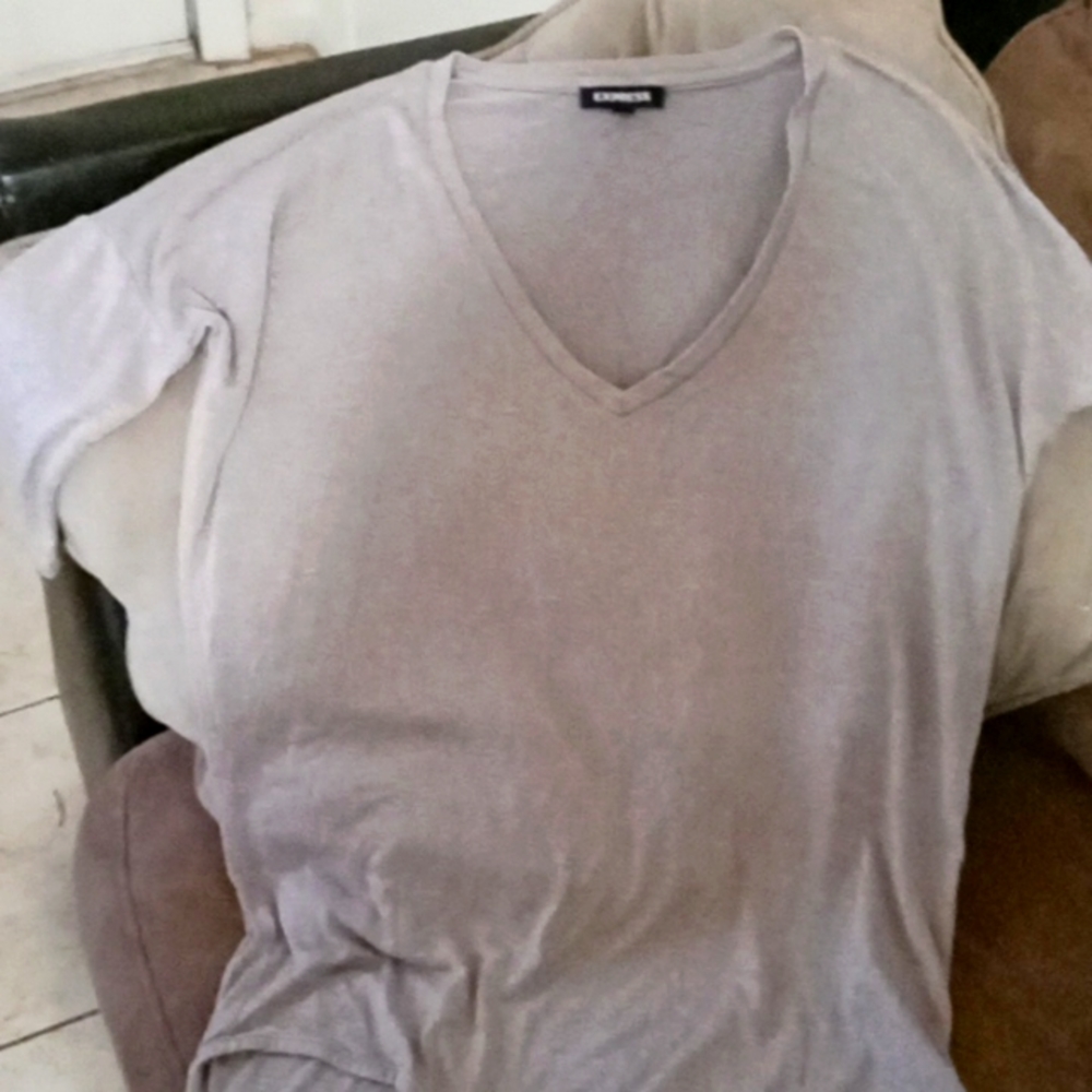 Express tan/brown shirt